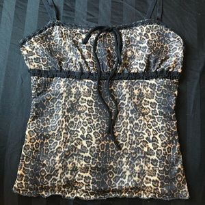 🦋 cheetah print baby doll current mood blouse🦋